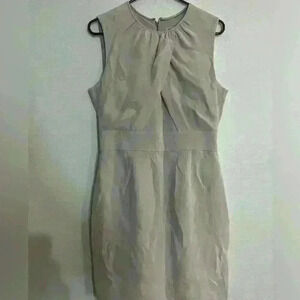 Burberry Taupe Midi Dress